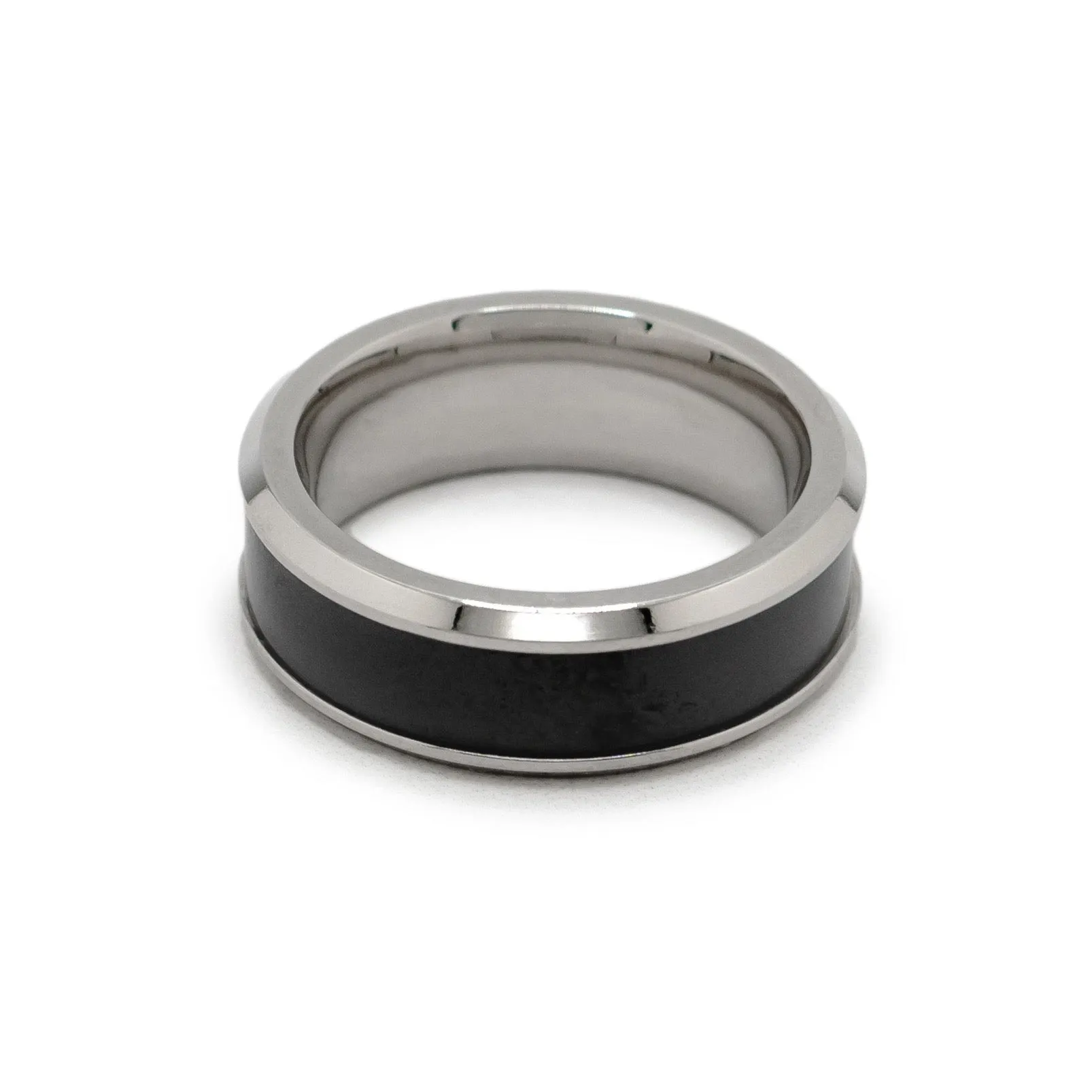 Hercules Titanium Reverse Inlay Ring sold by Elysium Hope product image thumbnail 2