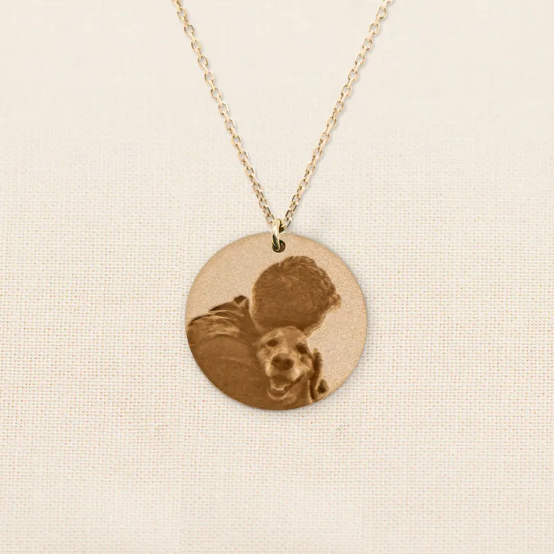 Darling Image Disc Necklace - 3/4" sold by Elysium Hope