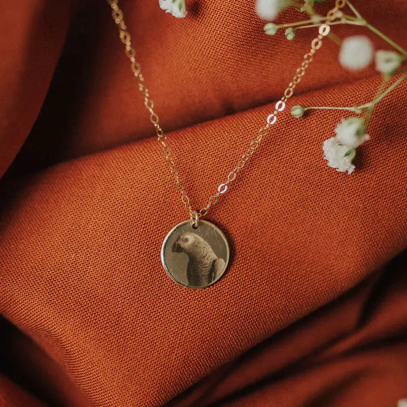 Darling Image Disc Necklace - 3/4" sold by Elysium Hope product image thumbnail 2