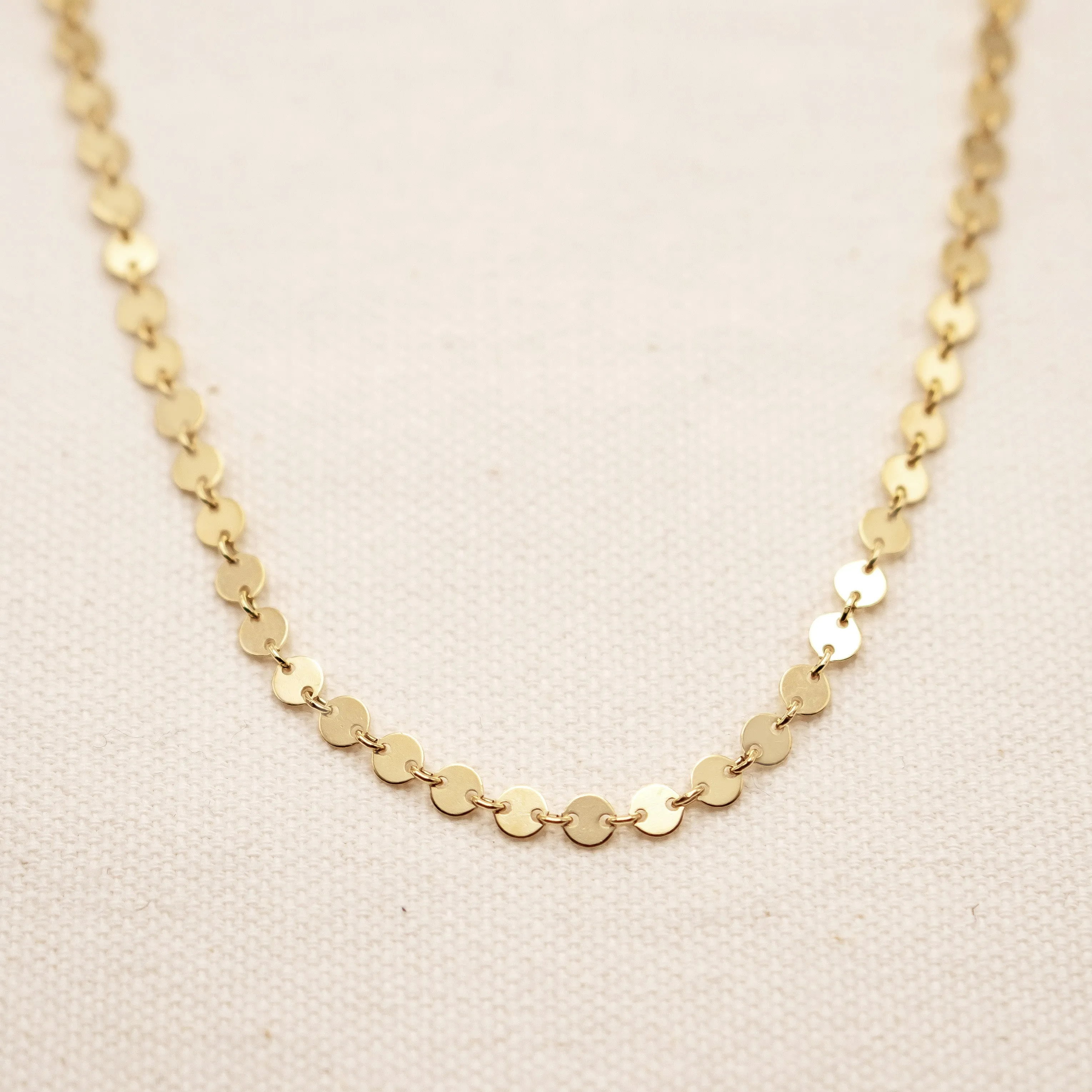 Dahlia Disc Necklace sold by Elysium Hope