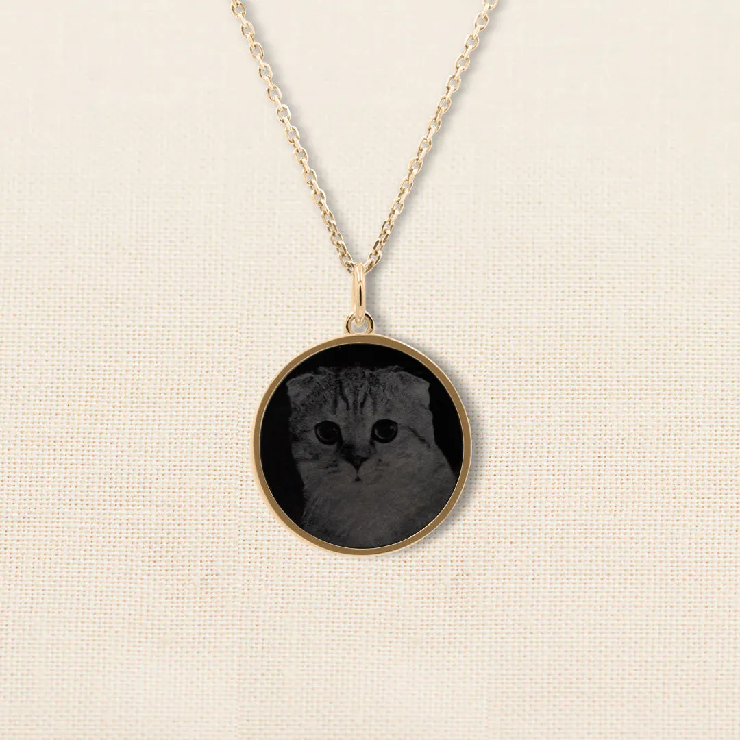 Custom Black Diamond Image Necklace sold by Elysium Hope