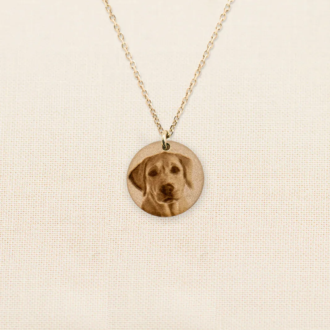 Dainty Image Disc Necklace - 1/2" sold by Elysium Hope product image thumbnail 2