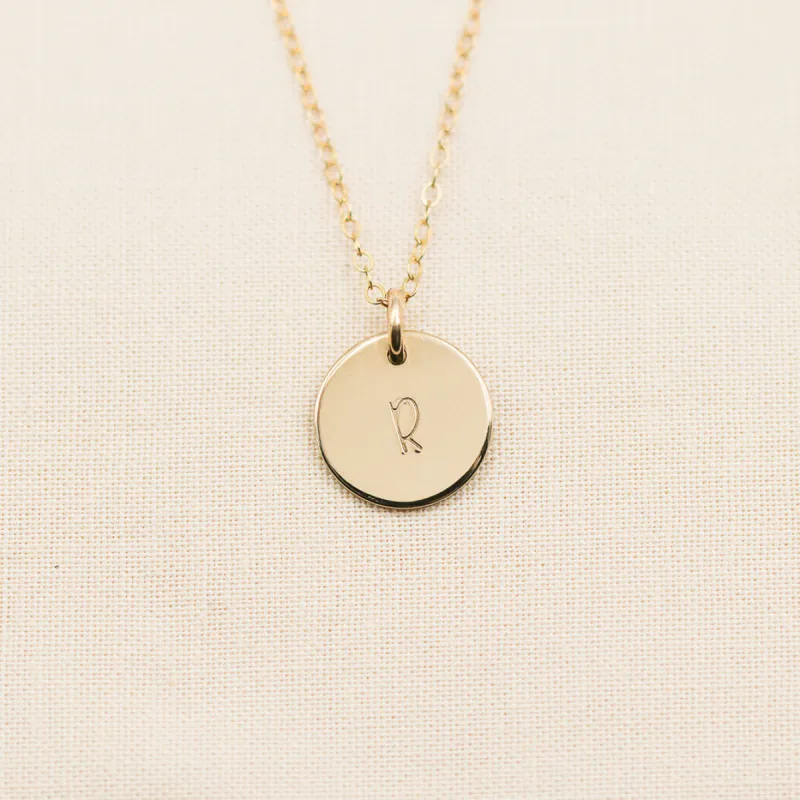 Petite Disc Necklace - 3/8" sold by Elysium Hope