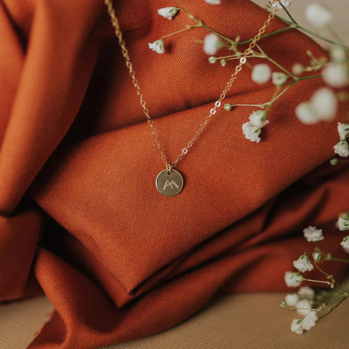 Petite Disc Necklace - 3/8" sold by Elysium Hope product image thumbnail 4