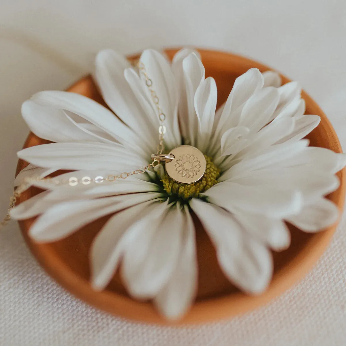 Petite Disc Necklace - 3/8" sold by Elysium Hope product image thumbnail 5