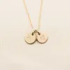 Multi Petite Disc Necklace - 3/8" sold by Elysium Hope