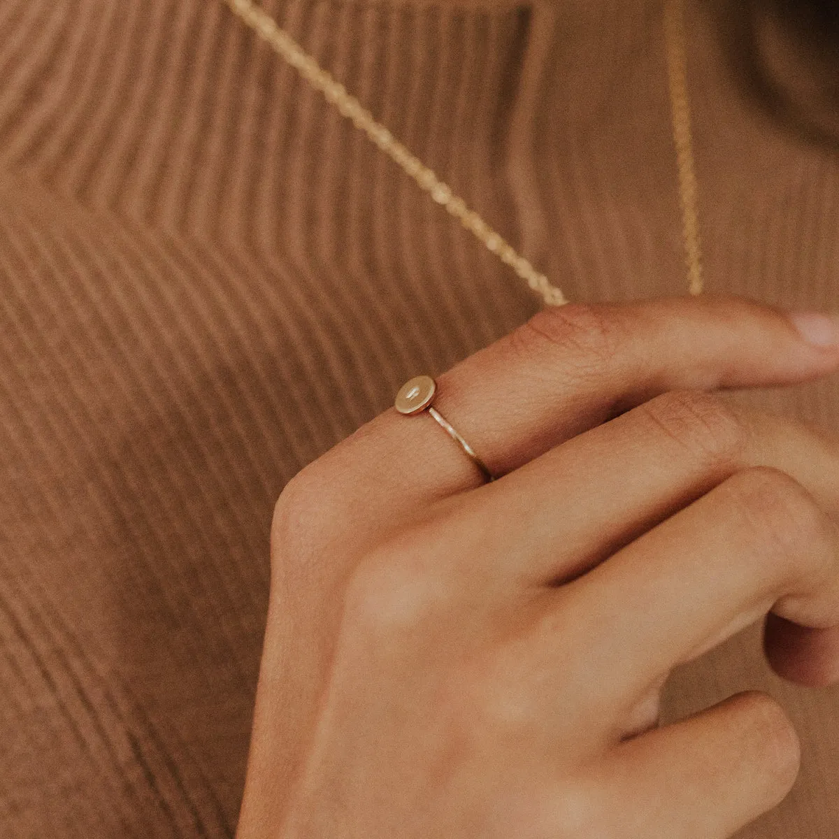Initial Ring sold by Elysium Hope product image thumbnail 2