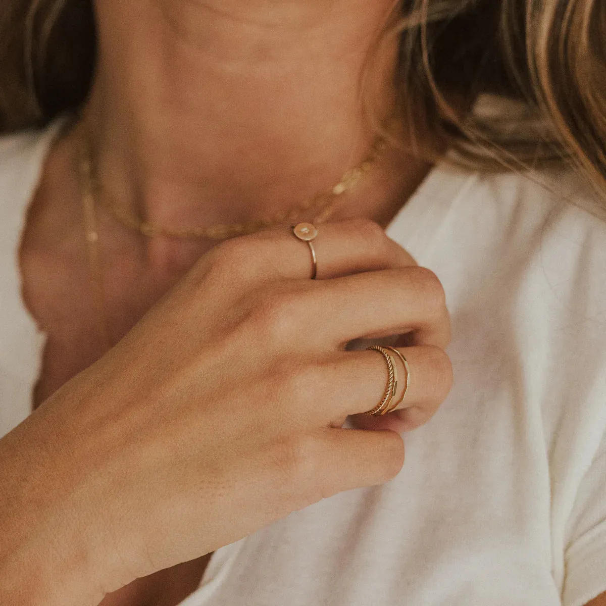Initial Ring sold by Elysium Hope product image thumbnail 4