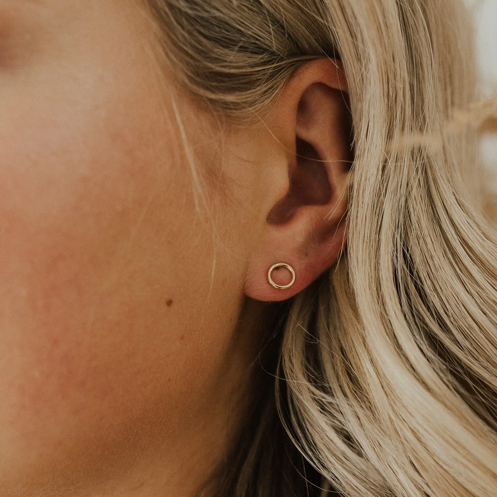 Open Circle Earrings sold by Elysium Hope product image thumbnail 2