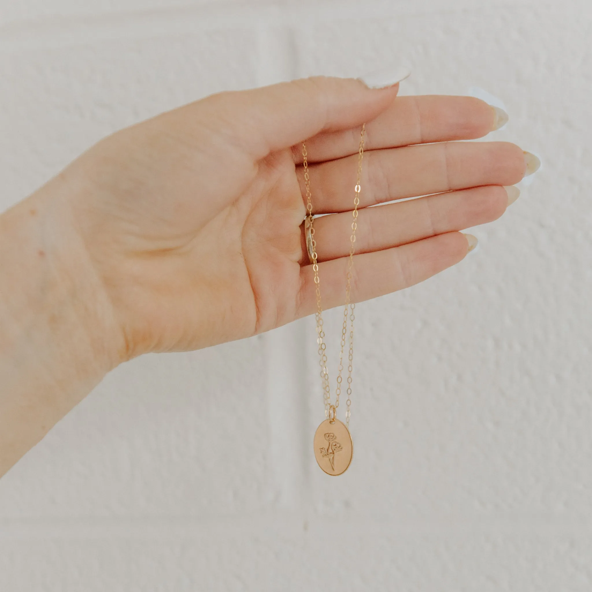 Birth Flower Necklace sold by Elysium Hope