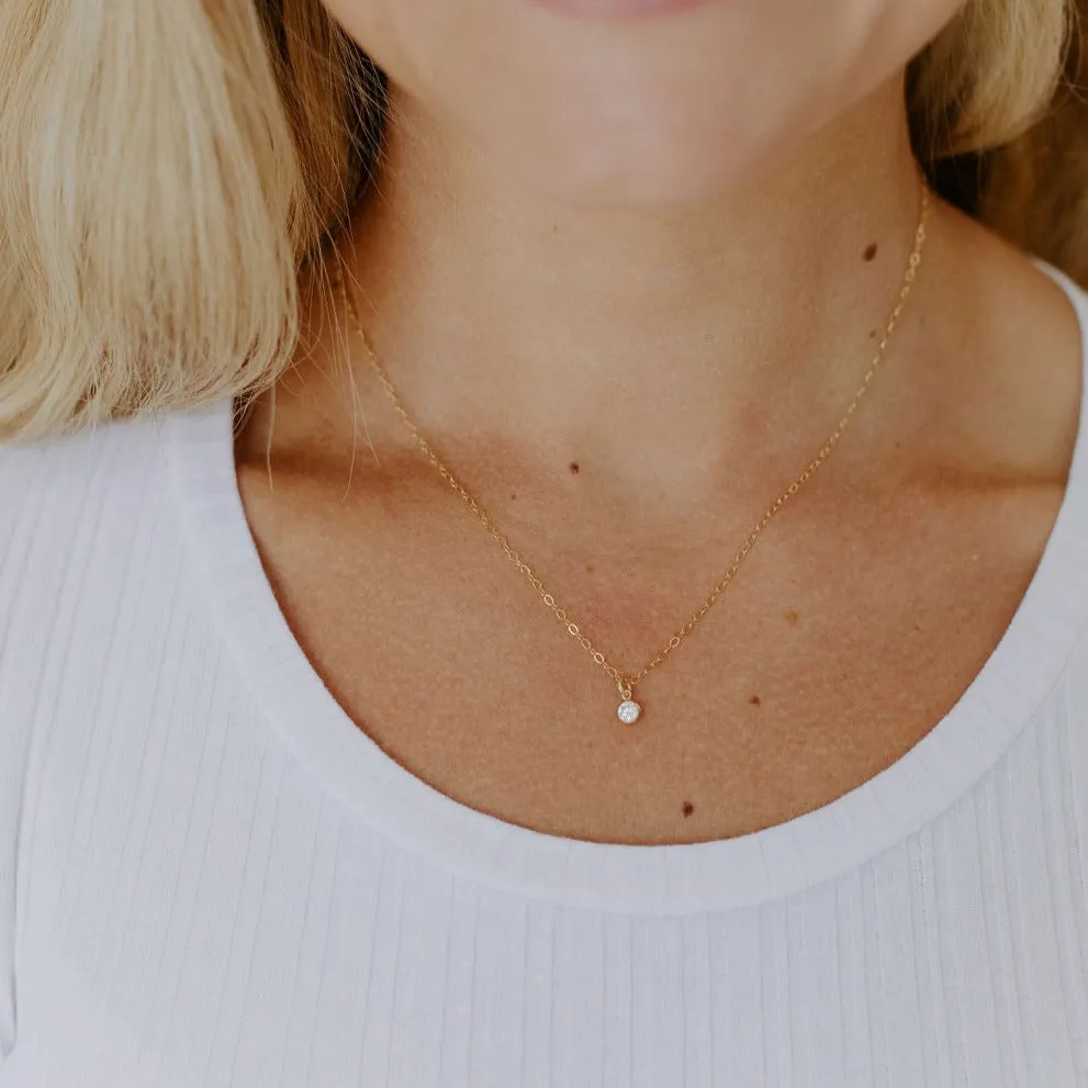 Birthstone Pendant Necklace sold by Elysium Hope product image thumbnail 3