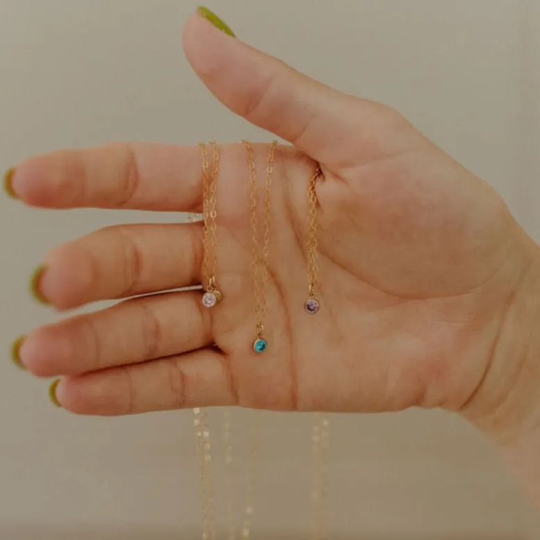 Birthstone Pendant Necklace sold by Elysium Hope product image thumbnail 5