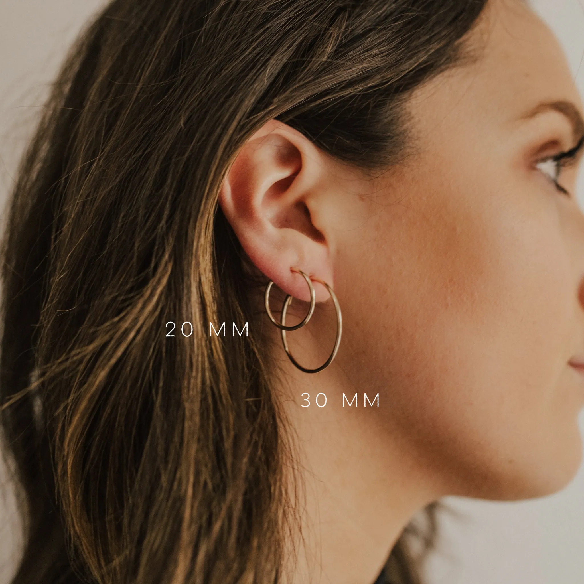 Everyday Hoop Earrings sold by Elysium Hope product image thumbnail 4
