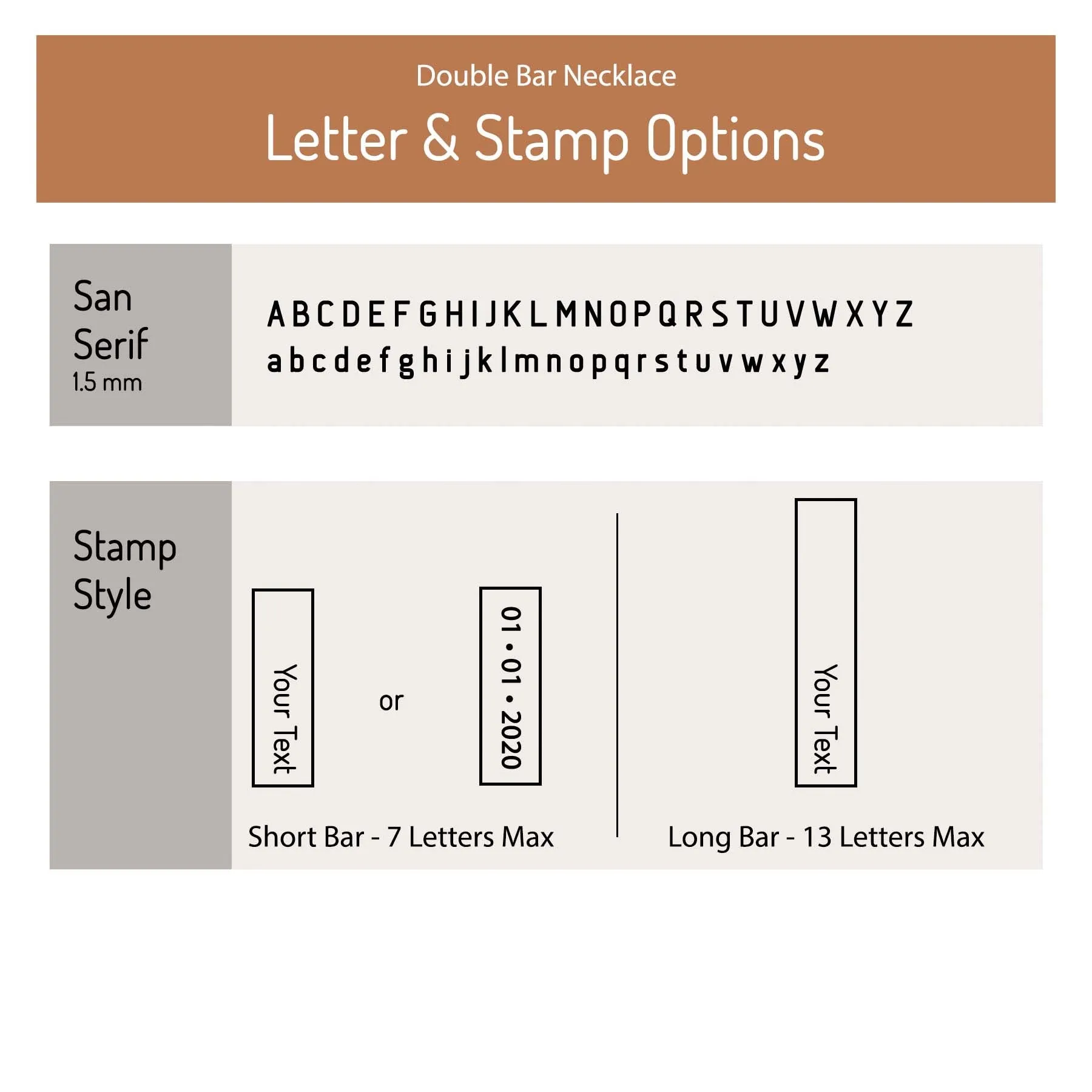 Double Bar Necklace sold by Elysium Hope product image thumbnail 5