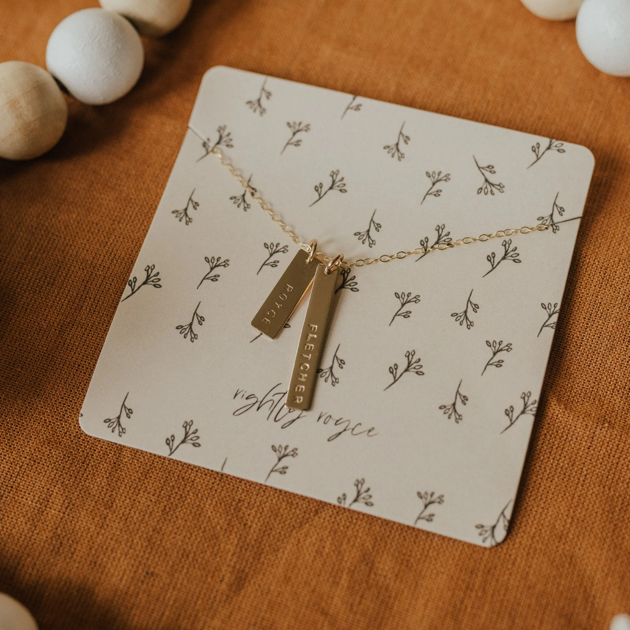 Double Bar Necklace sold by Elysium Hope product image thumbnail 4