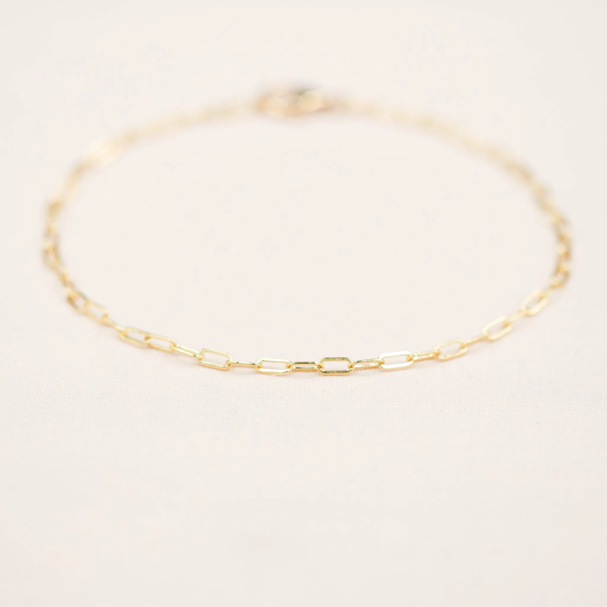 Modern Link w/ Pendant Anklet sold by Elysium Hope