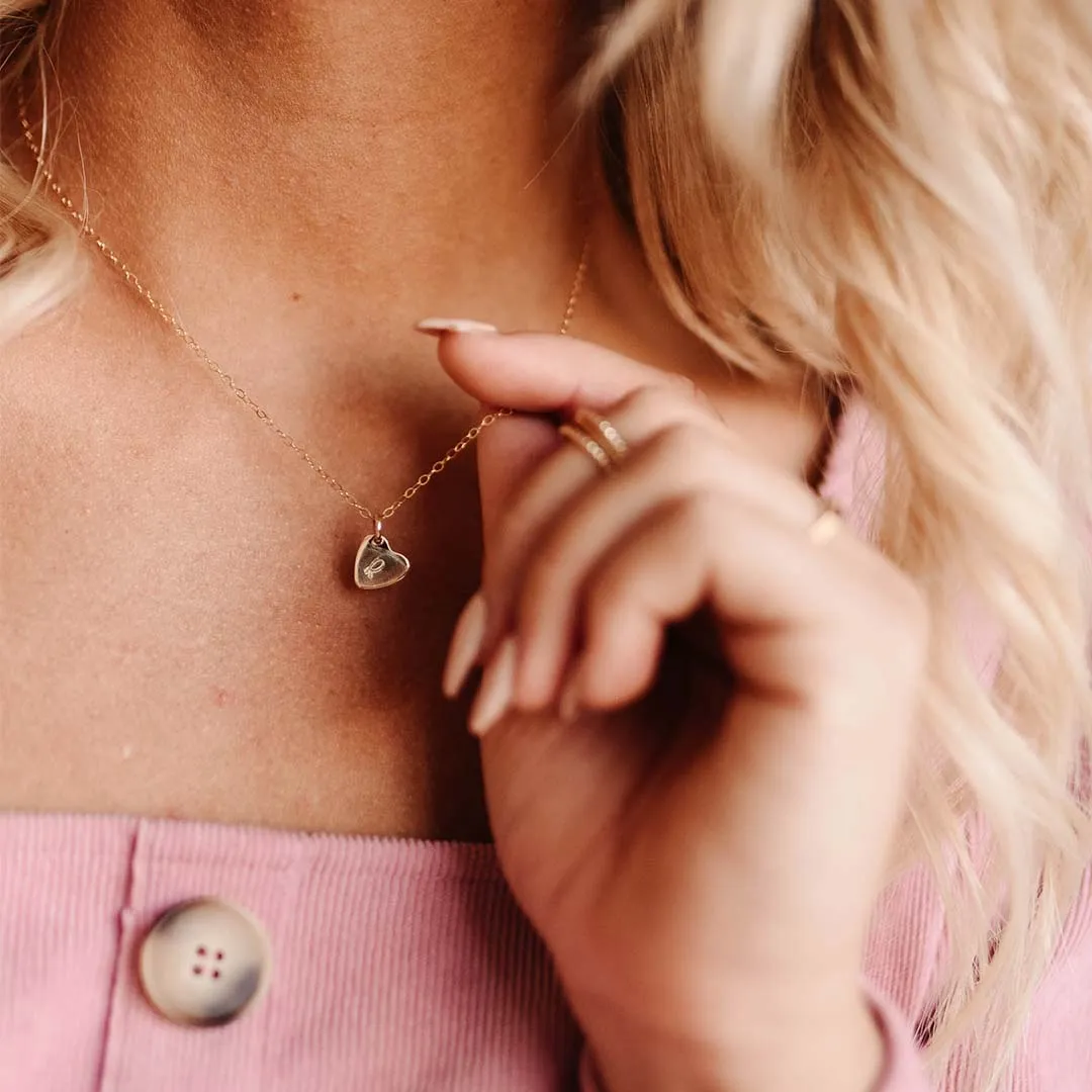 Heart Disk Necklace sold by Elysium Hope product image thumbnail 3