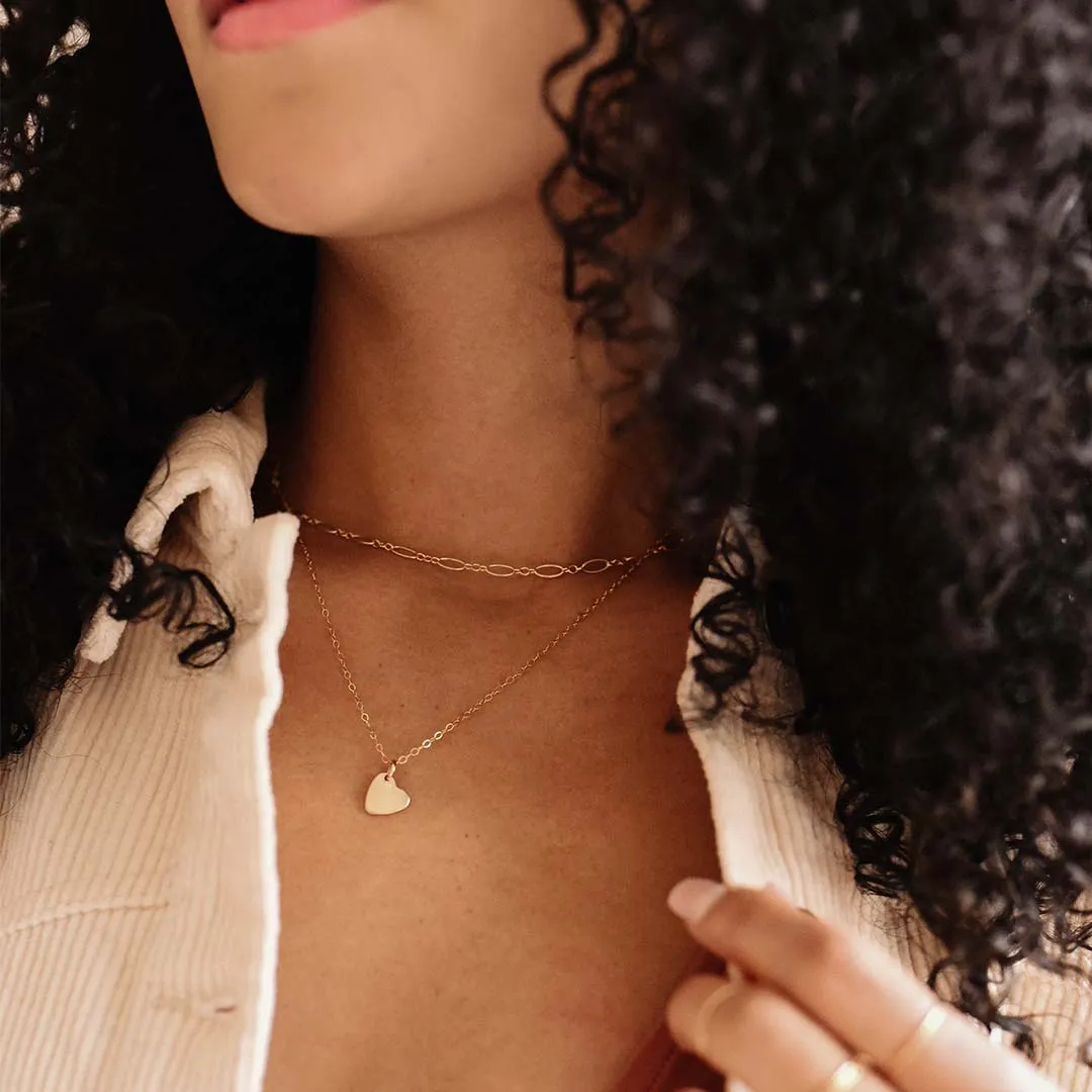 Heart Disk Necklace sold by Elysium Hope product image thumbnail 5