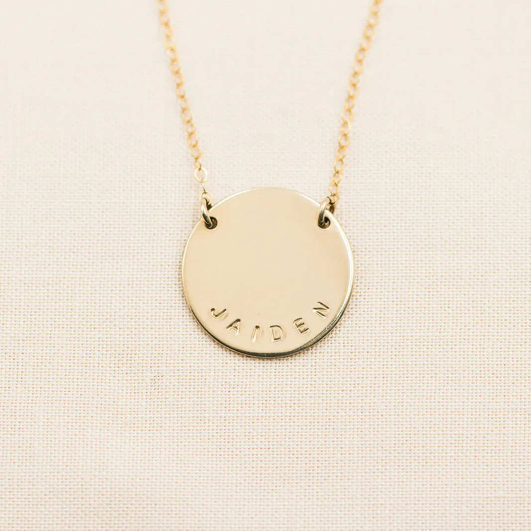 Halo Necklace - 3/4” sold by Elysium Hope