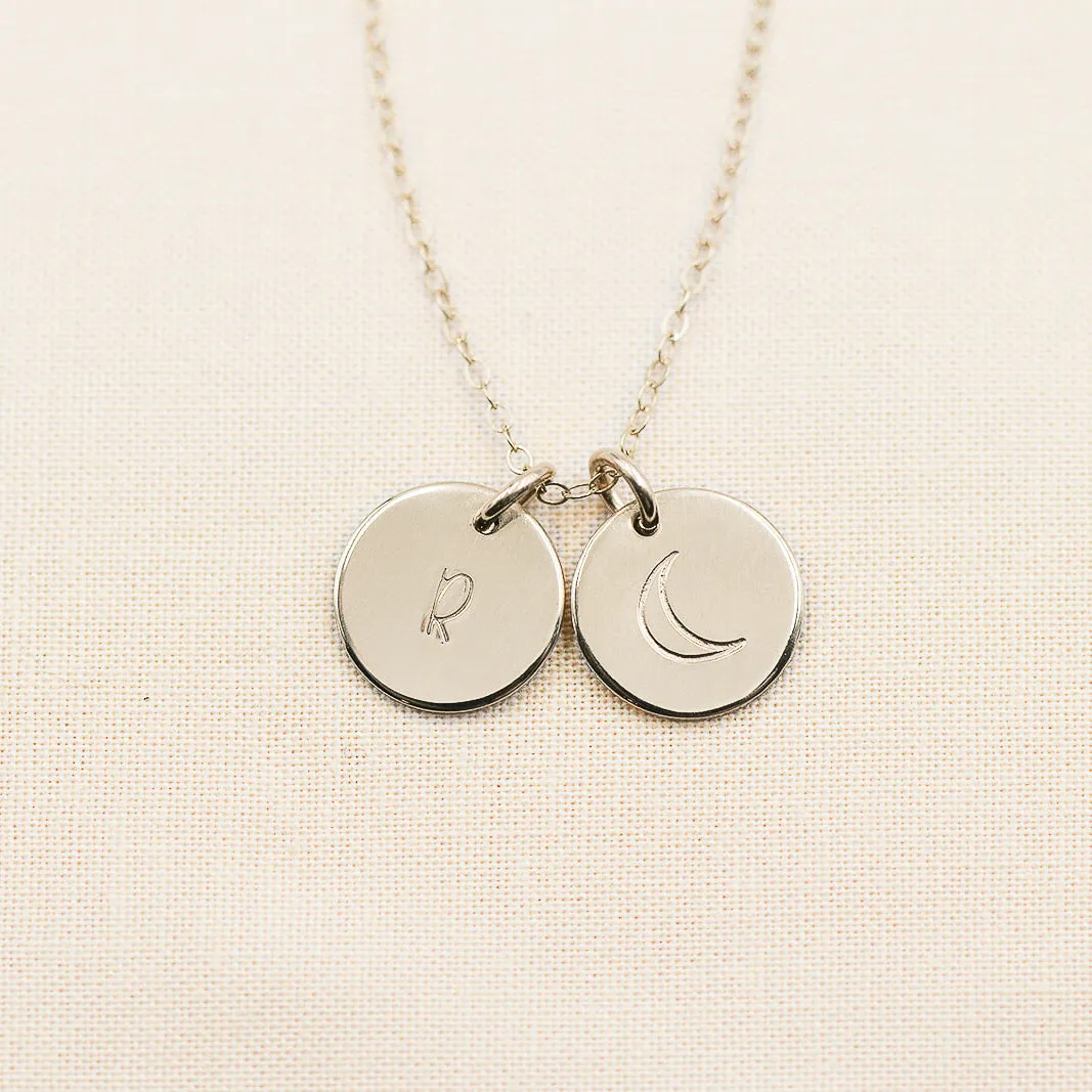 Multi Dainty Disc Necklace - 1/2” sold by Elysium Hope product image thumbnail 2