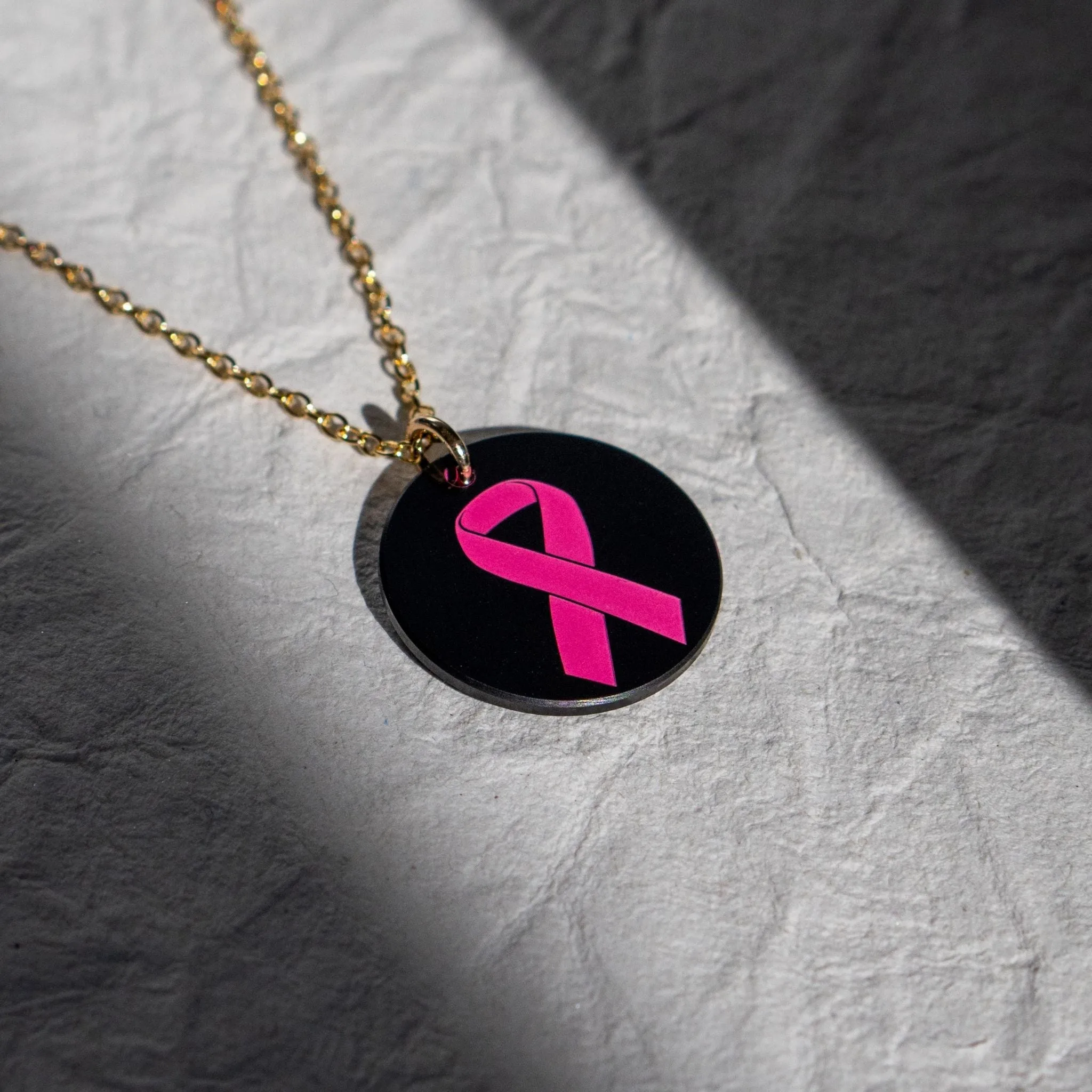 Custom Cancer Awareness Pendant – Cerakote Finish sold by Elysium Hope