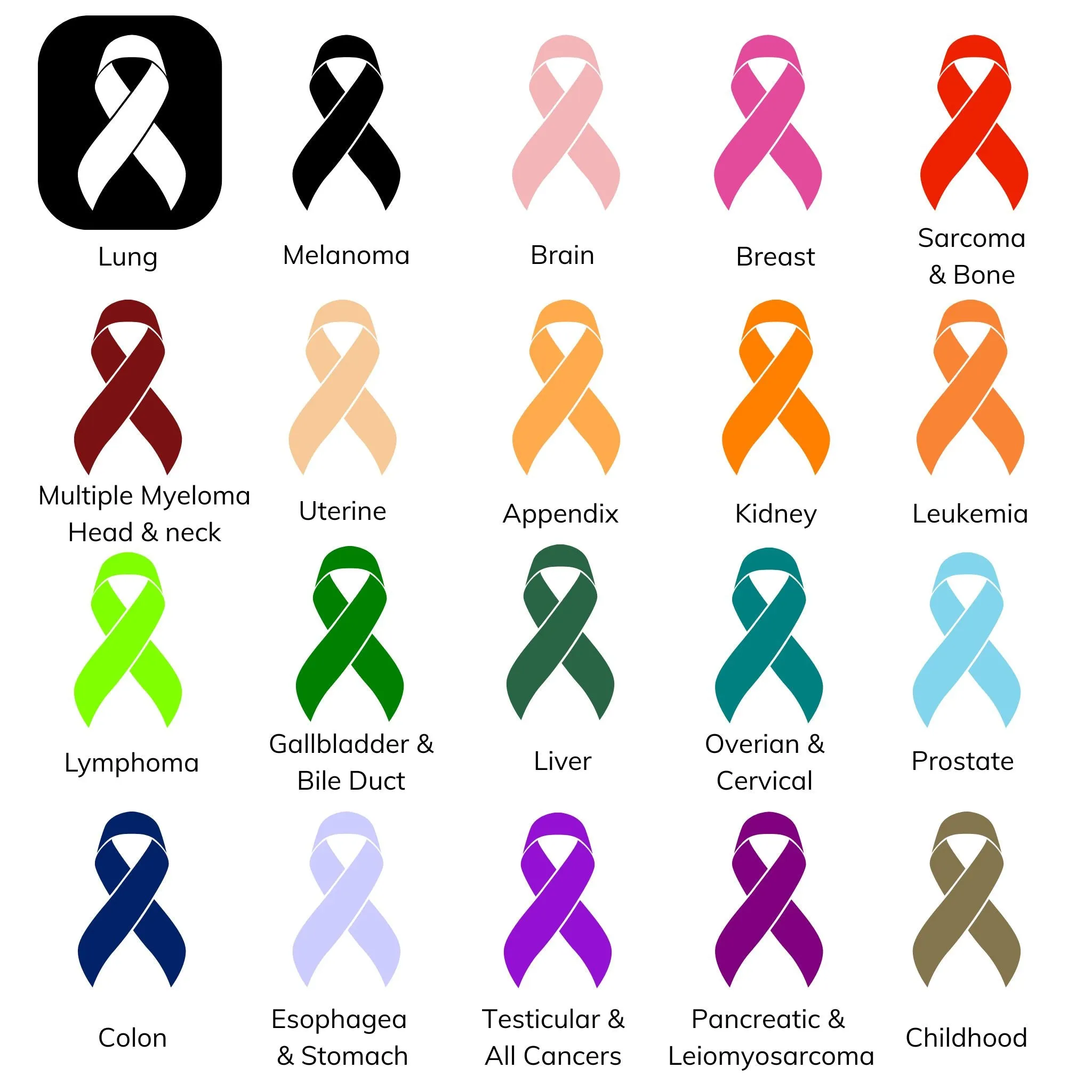 Custom Cancer Ribbon Cut-Out Pendant – Cerakote Finish sold by Elysium Hope product image thumbnail 3