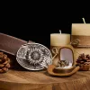 Functional DIY Hidden Knife Belt Buckle Retro Bull Ring Bundle Set sold by FloralTrip