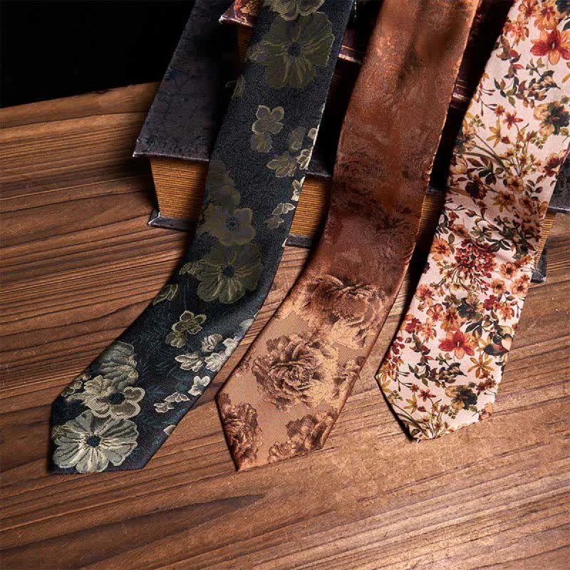 Elegant Casual Floral 3Pcs Neckties Bundle Set sold by FloralTrip