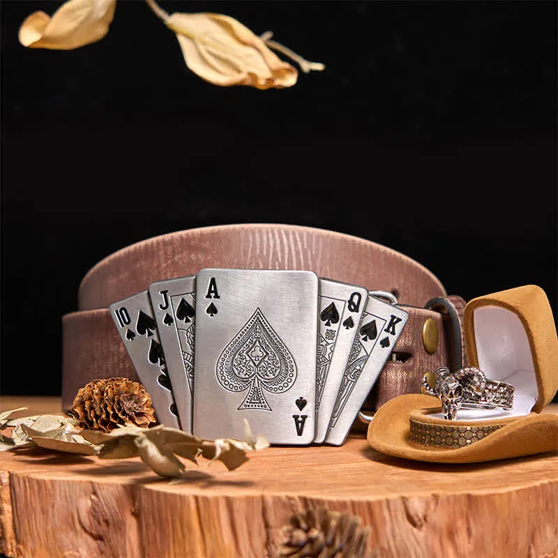 Ace Poker DIY Lighter Buckle Ghost Goat Ring Bundle Set sold by FloralTrip