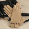 Women's Chain Plus Plush Velvet Thick Gloves sold by FloralTrip