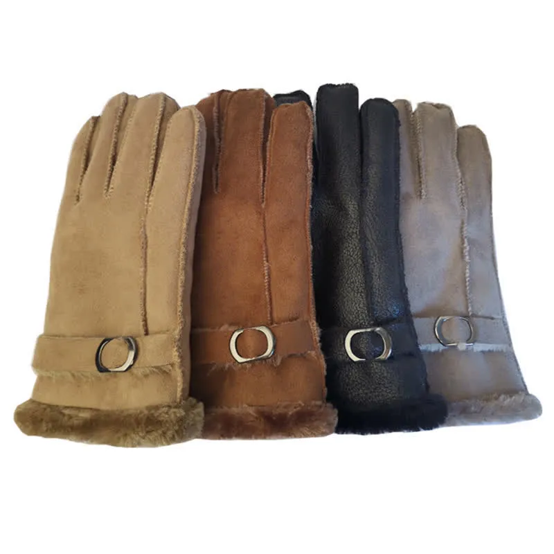 Faux Leather Imitation Wool Leather Dress Gloves sold by FloralTrip product image thumbnail 2
