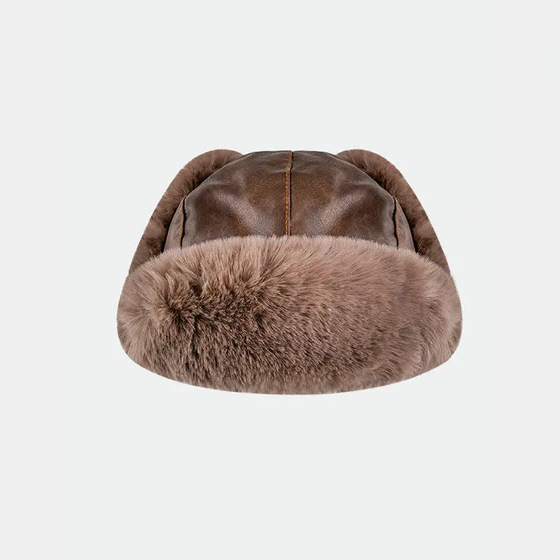 Modern Cool Winter Thick Warm Pilot Hat sold by FloralTrip product image thumbnail 4
