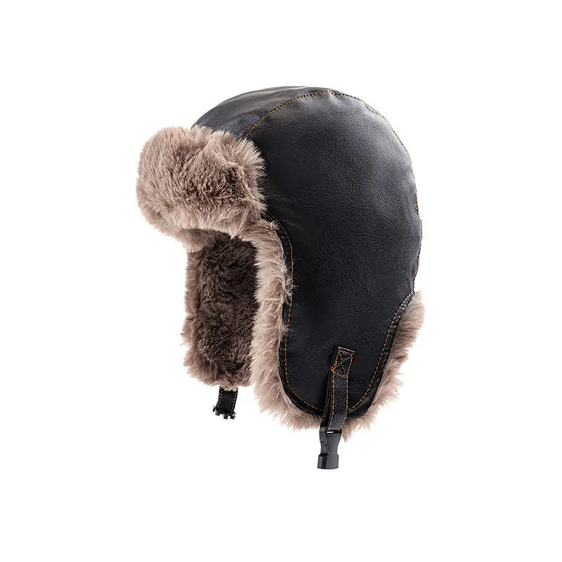 Modern Cool Winter Thick Warm Pilot Hat sold by FloralTrip product image thumbnail 5