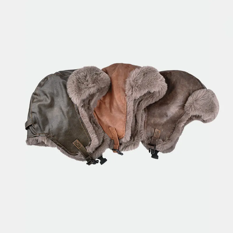 Modern Cool Winter Thick Warm Pilot Hat sold by FloralTrip product image thumbnail 2
