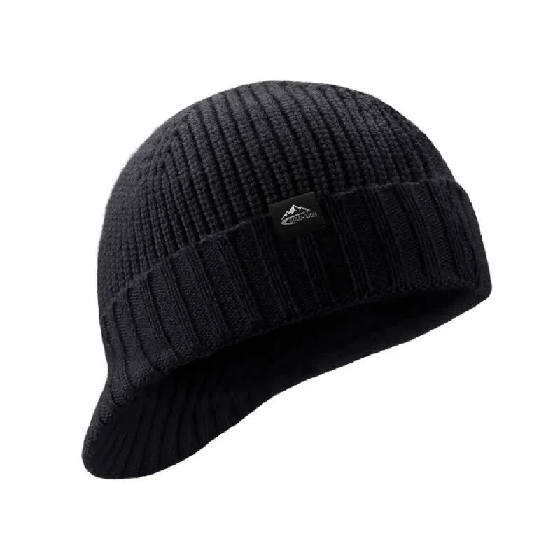 Comfortable Elastic Beanie Short Brim Knitted Hat sold by FloralTrip