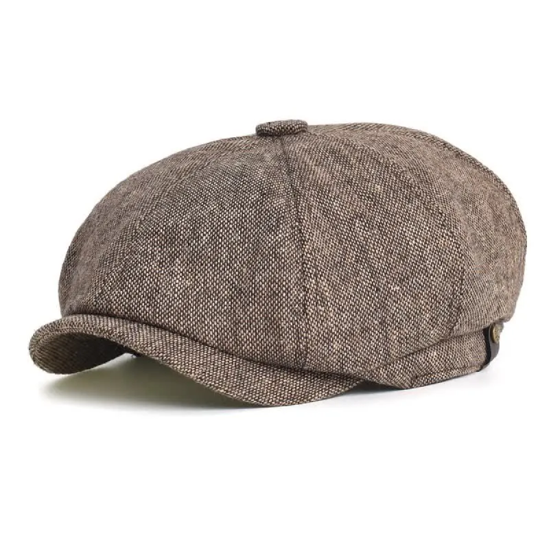 Versatile Classic Newsboy Octagonal Beret Hat sold by FloralTrip