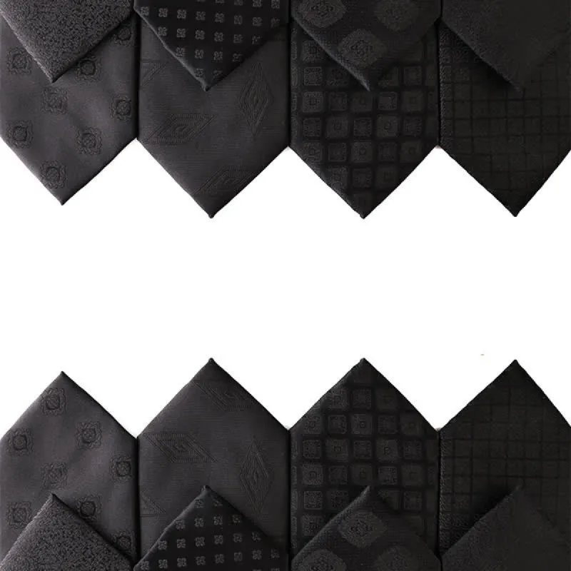 Men's Noble Black Series Formal Business Necktie sold by FloralTrip