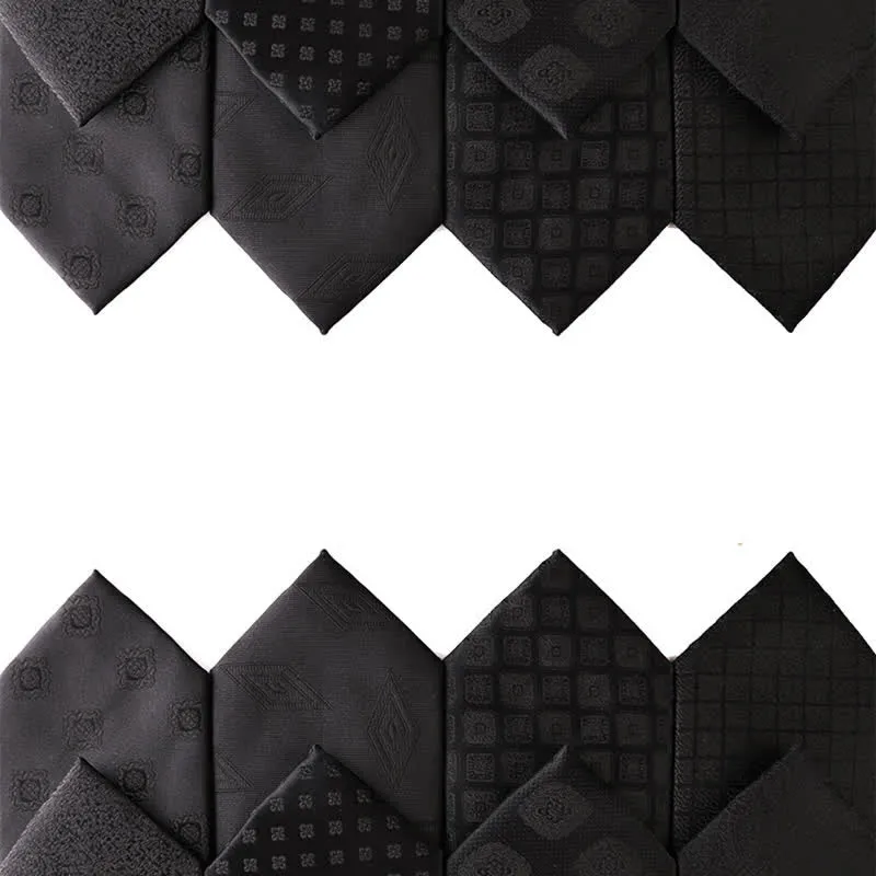 Men's Noble Black Series Formal Business Necktie sold by FloralTrip