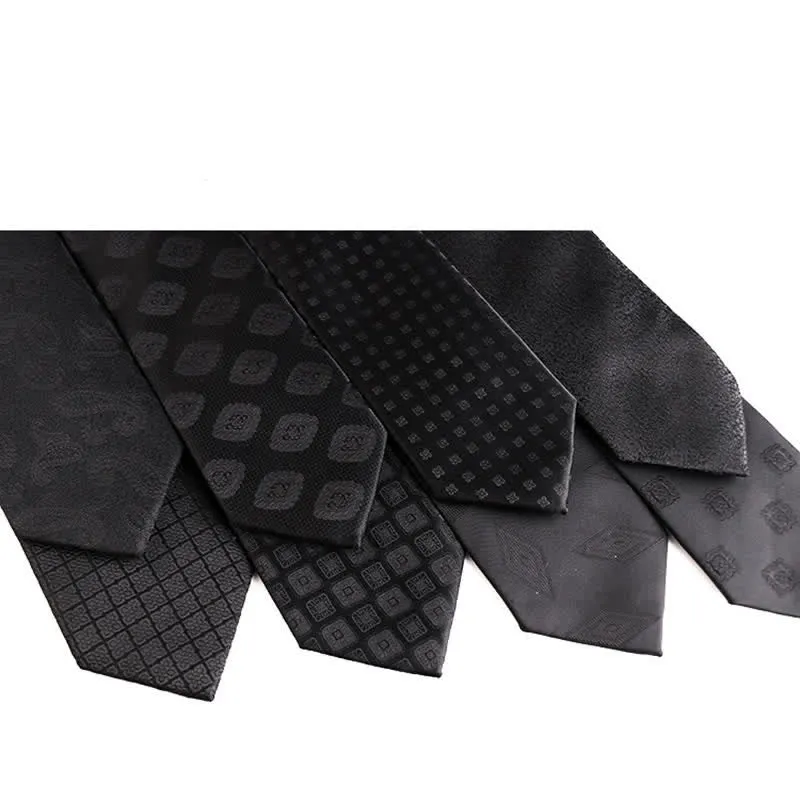 Men's Noble Black Series Formal Business Necktie sold by FloralTrip product image thumbnail 2