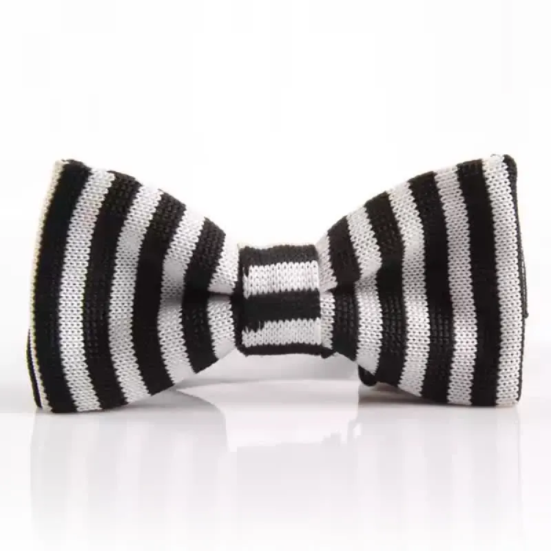 Men's Chic Novelty Striped Knitted Bow Tie sold by FloralTrip