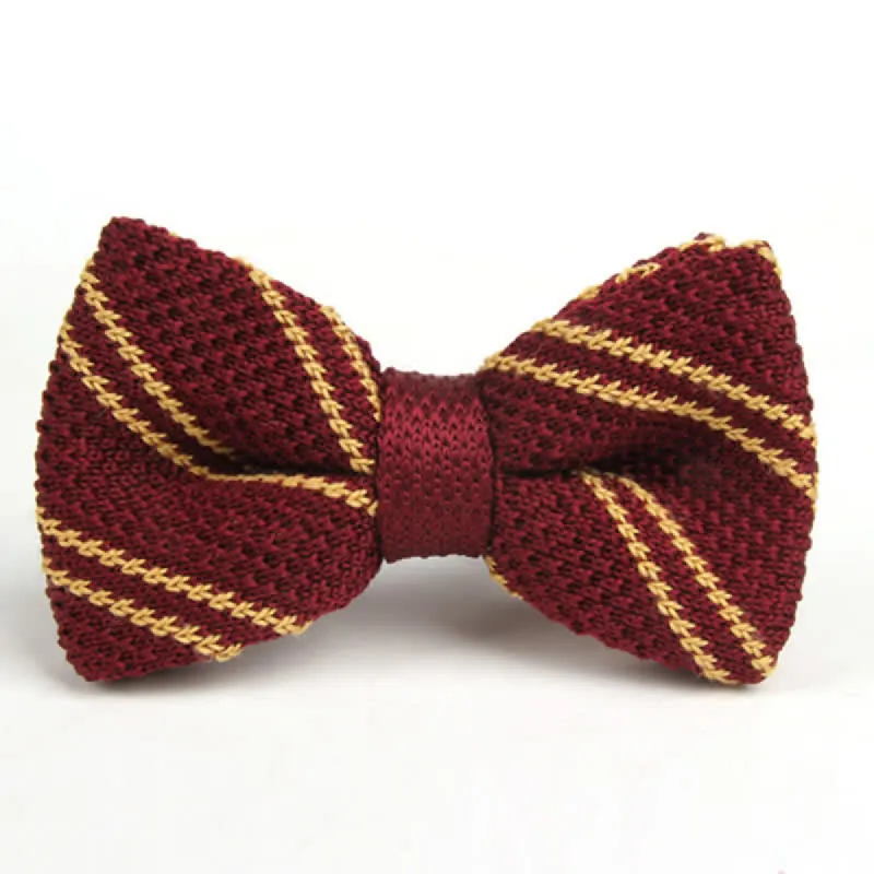 Men's British Style Diagonal Twilled Knitted Bow Tie sold by FloralTrip