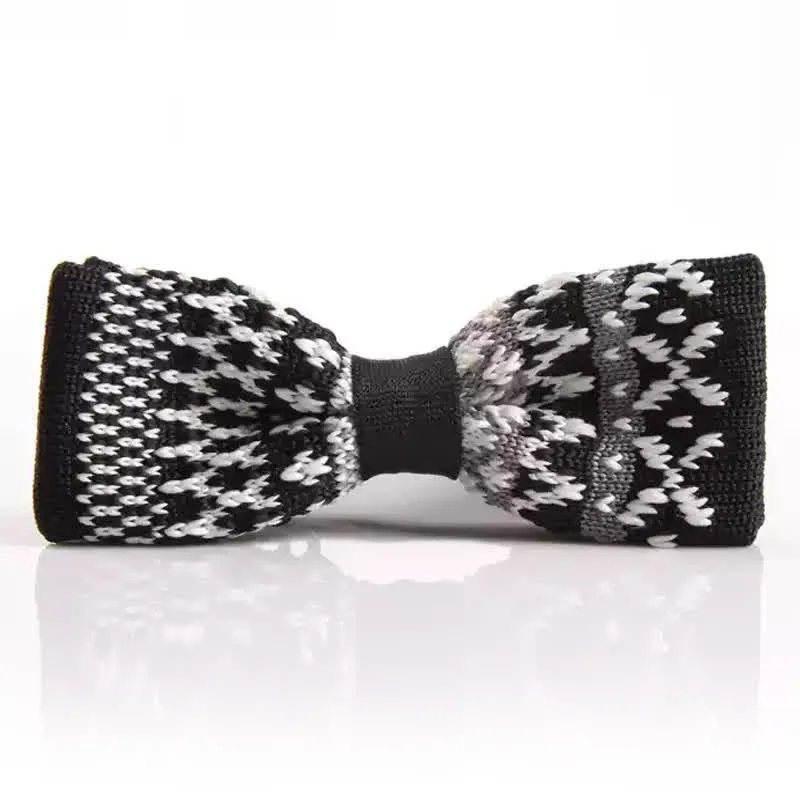 Men's Exotic Ethnic Style Knitted Bow Tie sold by FloralTrip product image thumbnail 2