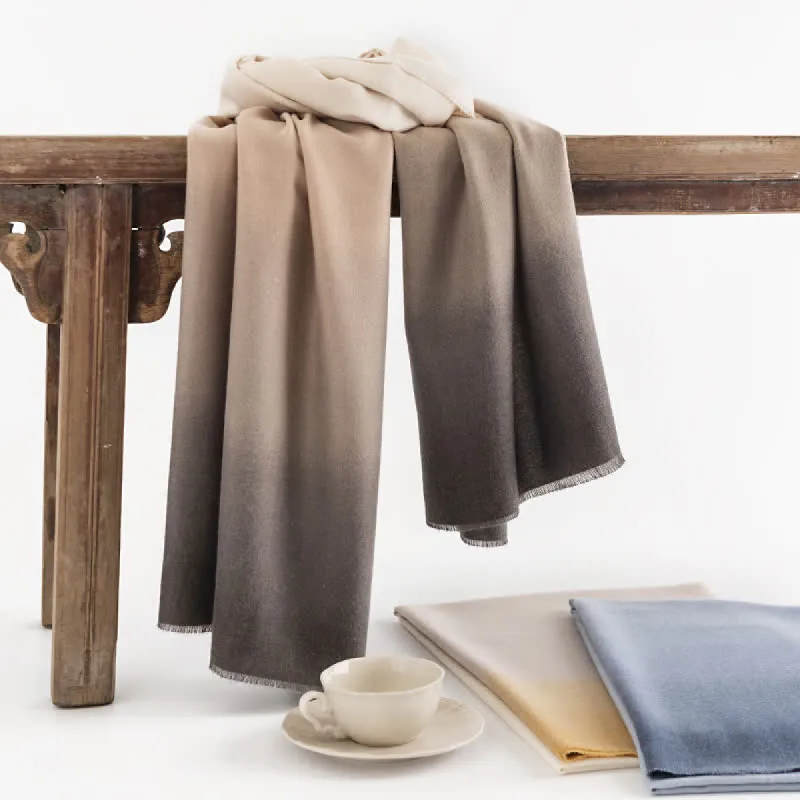 Women's Simple Versatile Gradient Solid Color Scarf sold by FloralTrip
