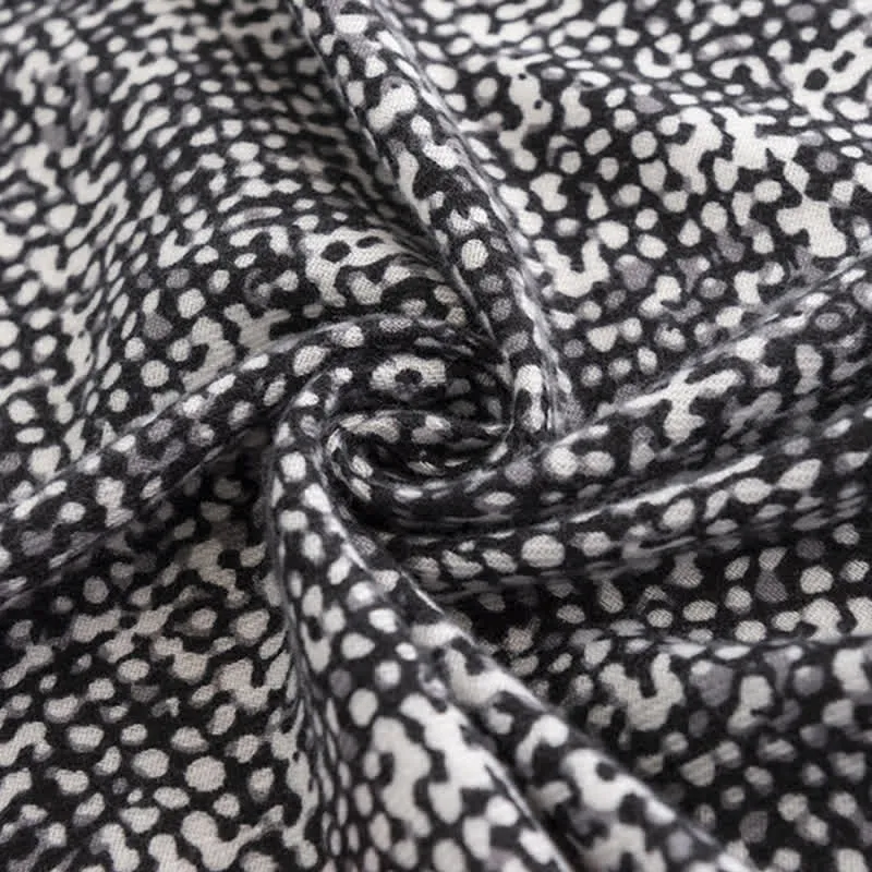 Women's Black Snake Skin Pattern Red Line Scarf sold by FloralTrip product image thumbnail 5