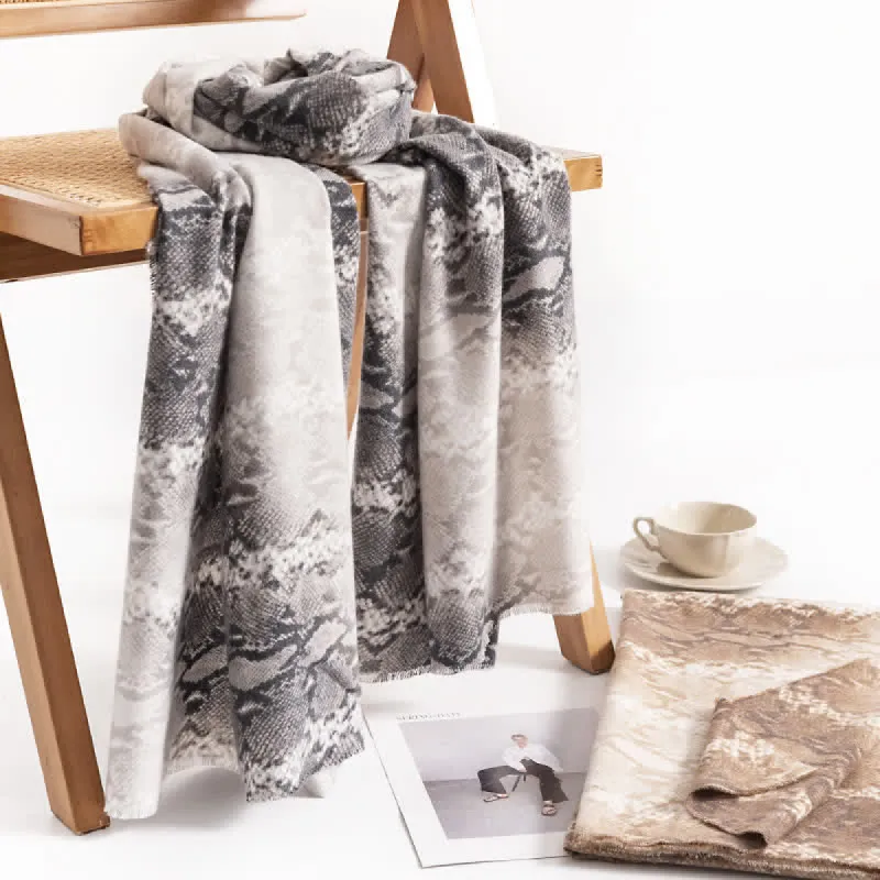 Women's Chic Street Style Snakeskin Print Scarf sold by FloralTrip