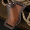 Brown Tool Carrier Folding Knife Sheath Leather Belt Bag sold by FloralTrip