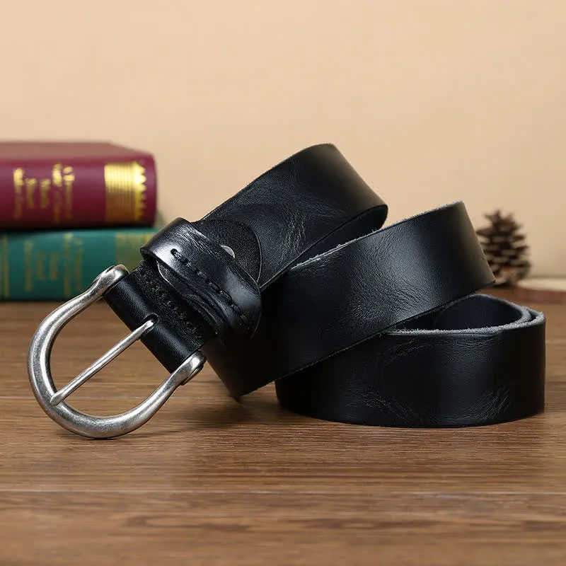 Versatile Fashion Simple Distressed Leather Belt sold by FloralTrip product image thumbnail 3
