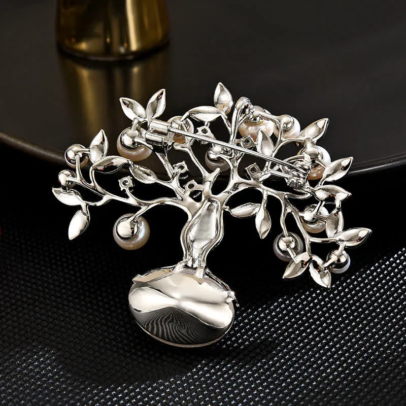 Women's Elegant Retro Flower The Tree of Life Brooch sold by FloralTrip product image thumbnail 4