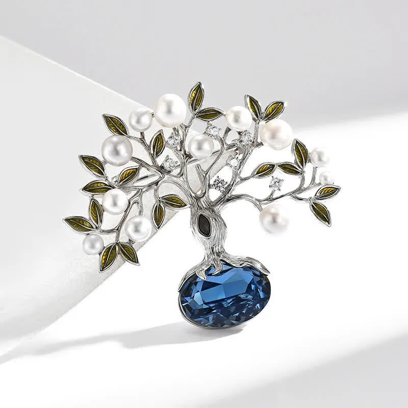 Women's Elegant Retro Flower The Tree of Life Brooch sold by FloralTrip product image thumbnail 5