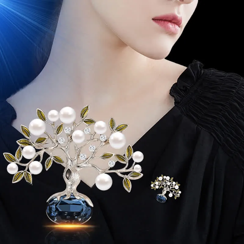 Women's Elegant Retro Flower The Tree of Life Brooch sold by FloralTrip product image thumbnail 2